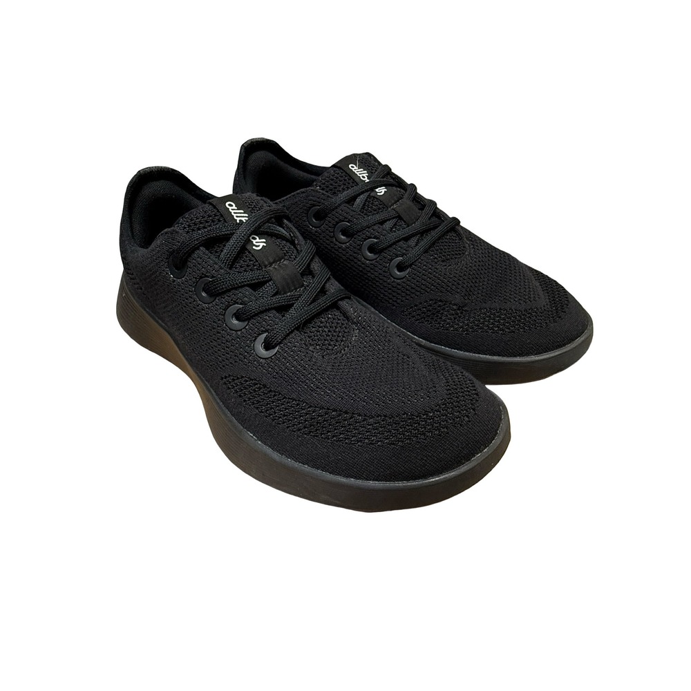 Allbirds Tree Runner Go Black Eco-Friendly Knit‎ Lace Up Sneakers Womens 10